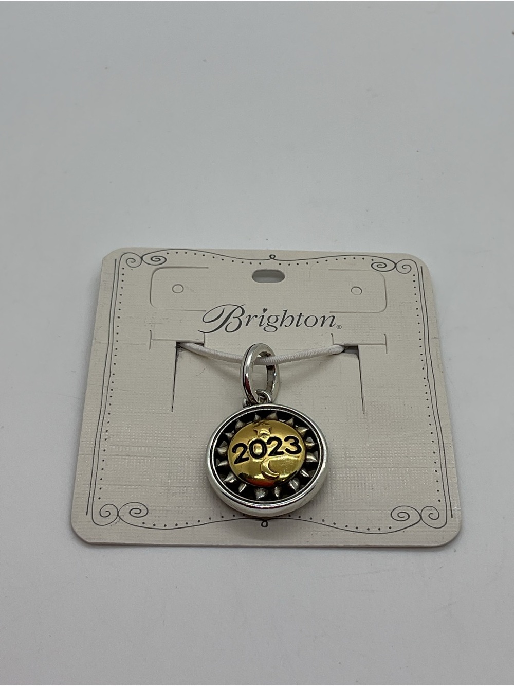 Brighton 2023 Gold & Silver Tone Sun Charm Pendant